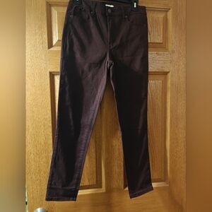 Jessica Simpson High Rise Skinny Ankle Dark Purple Size 4  Women's Jeans